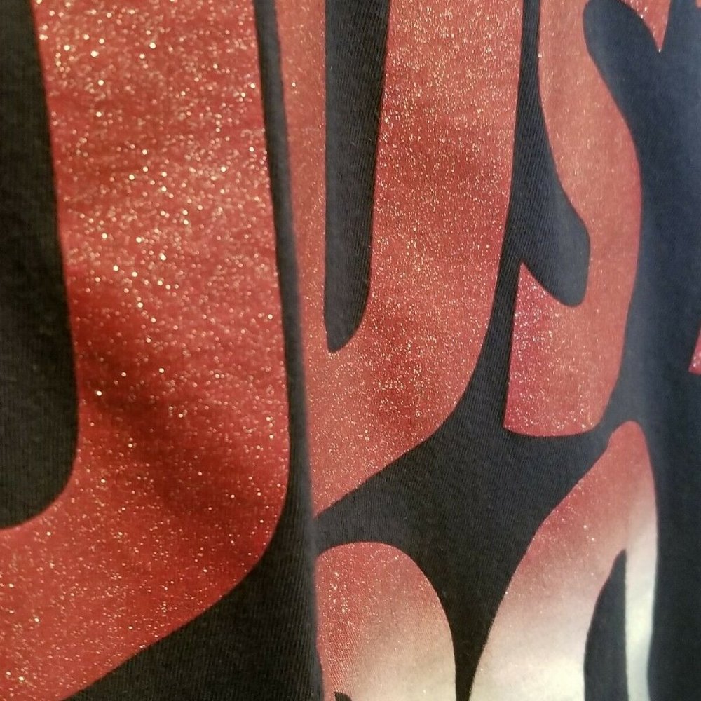 XXL Nike Just Do It Navy T-shirt Glittery Letters - Picture 3 of 5